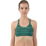 Biscay Green Ombre Back Web Sports Bra