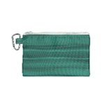 Biscay Green Ombre Canvas Cosmetic Bag (Small)