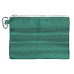 Biscay Green Ombre Canvas Cosmetic Bag (XL)