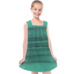 Biscay Green Ombre Kids  Cross Back Dress