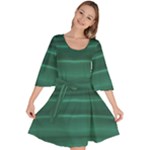 Biscay Green Ombre Velour Kimono Dress