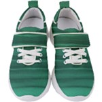 Biscay Green Ombre Kids  Velcro Strap Shoes