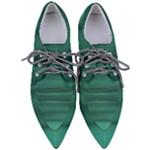 Biscay Green Ombre Pointed Oxford Shoes