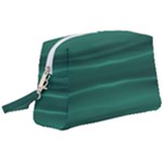 Biscay Green Ombre Wristlet Pouch Bag (Large)