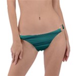 Biscay Green Ombre Ring Detail Bikini Bottom