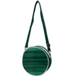 Biscay Green Ombre Crossbody Circle Bag