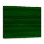 Emerald Green Ombre Canvas 20  x 16  (Stretched)