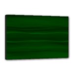 Emerald Green Ombre Canvas 18  x 12  (Stretched)