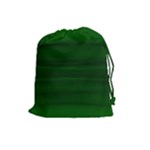Emerald Green Ombre Drawstring Pouch (Large)