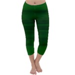 Emerald Green Ombre Capri Winter Leggings 