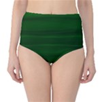 Emerald Green Ombre Classic High-Waist Bikini Bottoms