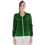 Emerald Green Ombre Women s Windbreaker