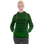 Emerald Green Ombre Women s Hooded Pullover