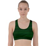 Emerald Green Ombre Back Weave Sports Bra