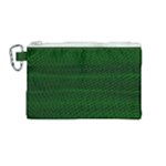 Emerald Green Ombre Canvas Cosmetic Bag (Medium)