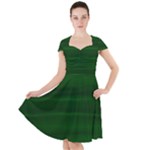 Emerald Green Ombre Cap Sleeve Midi Dress