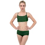 Emerald Green Ombre Layered Top Bikini Set