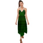 Emerald Green Ombre Halter Tie Back Dress 