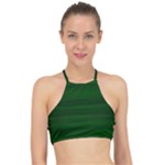 Emerald Green Ombre Racer Front Bikini Top