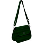 Emerald Green Ombre Saddle Handbag