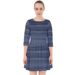 Faded Denim Blue Grey Ombre Smock Dress