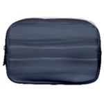 Faded Denim Blue Grey Ombre Make Up Pouch (Small)