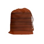 Cinnamon and Rust Ombre Drawstring Pouch (Large)