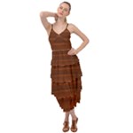 Cinnamon and Rust Ombre Layered Bottom Dress