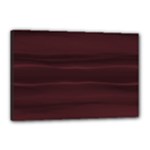 Burgundy Wine Ombre Canvas 18  x 12  (Stretched)