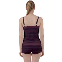 Tie Front Two Piece Tankini 