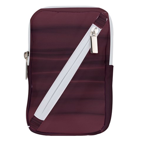 Burgundy Wine Ombre Belt Pouch Bag (Small) from ArtsNow.com