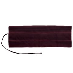 Burgundy Wine Ombre Roll Up Canvas Pencil Holder (M) from ArtsNow.com