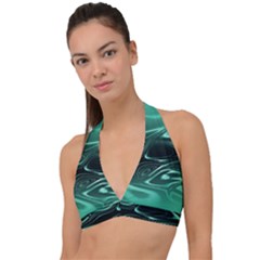 Halter Plunge Bikini Top 