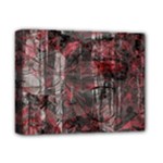 Red Black Abstract Texture Deluxe Canvas 14  x 11  (Stretched)