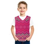 Boho Aztec Stripes Rose Pink Kids  SportsWear