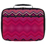 Boho Aztec Stripes Rose Pink Full Print Lunch Bag