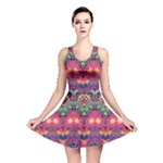 Boho Colorful Pattern Reversible Skater Dress