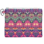 Boho Colorful Pattern Canvas Cosmetic Bag (XXL)