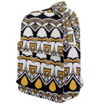 Boho Black White Yellow Classic Backpack