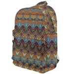Boho Earth Colors Pattern Classic Backpack