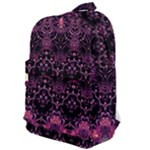 Boho Magenta Black Pattern Classic Backpack
