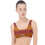 Boho Red Gold Pattern The Little Details Bikini Top