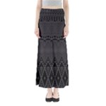 Boho Black Diamonds Full Length Maxi Skirt