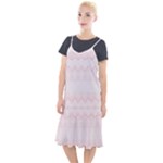 Boho Pastel Pink Pattern Camis Fishtail Dress