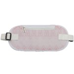 Boho Pastel Pink Pattern Rounded Waist Pouch