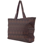 Boho Chocolate Brown Simple Shoulder Bag