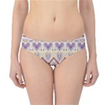 Boho Violet Yellow Hipster Bikini Bottoms