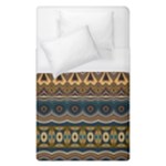 Boho Brown Blue Duvet Cover (Single Size)