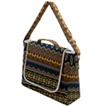 Boho Brown Blue Box Up Messenger Bag