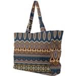 Boho Brown Blue Simple Shoulder Bag